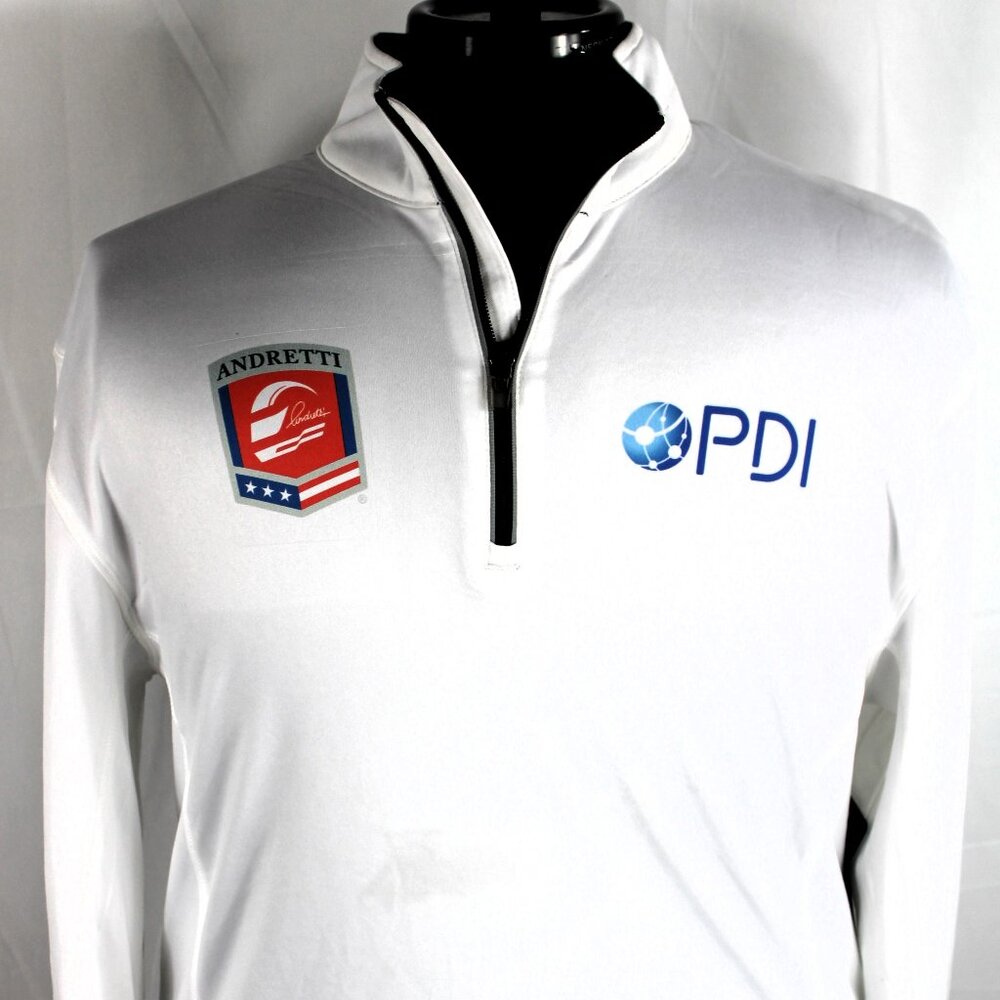 UltraClub Performance Men's Coastal Pique Fleece Quarter-Zip Pullover Jacket New